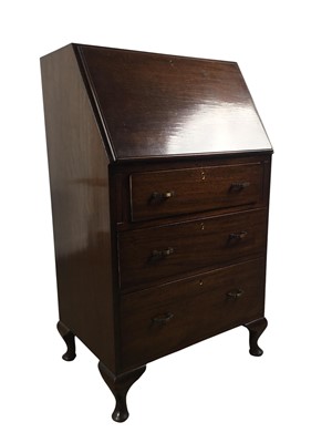 Lot 838 - MAHOGANY BUREAU