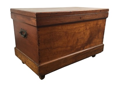 Lot 845 - TEAK BLANKET CHEST