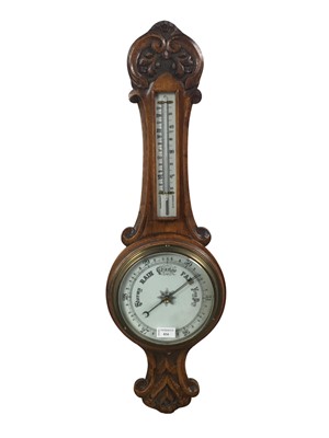 Lot 834 - VICTORIAN BAROMETER