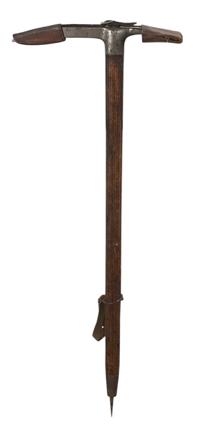 Lot 1897 - VINTAGE AUSTRIAN ICE CLIMBING PICKAXE