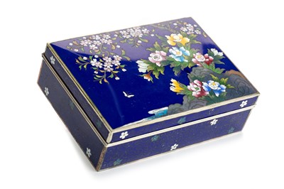 Lot 1537 - JAPANESE WHITE METAL BOX