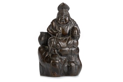 Lot 1540 - JAPANESE BRONZE FIGURE