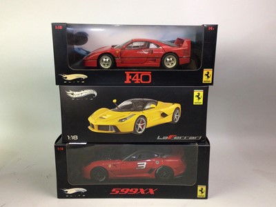 Lot 110 - COLLECTION OF HOT WHEELS ELITE MODEL FERRARIS