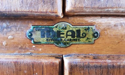 Lot 98 - OAK VENEER KITCHEN CABINET