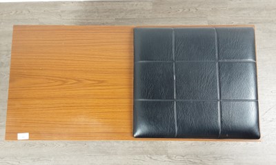 Lot 101 - MID CENTURY TEAK EFFECT BLANKET BOX