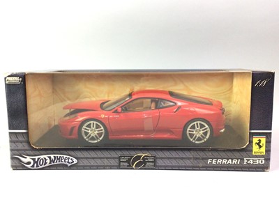 Lot 145 - COLLECTION OF HOT WHEELS MODEL FERRARIS