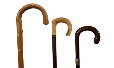 Lot 172 - GROUP OF WALKING STICKS AND UMBRELLAS
