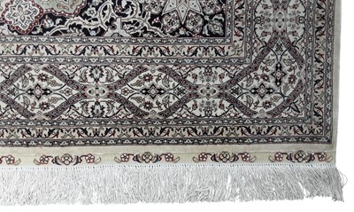 Lot 130 - CHINESE SILK RUG