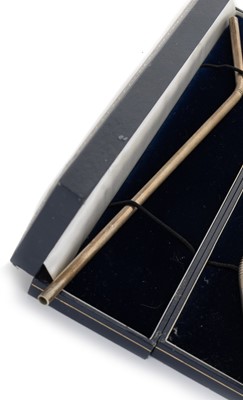 Lot 1091 - ELIZABETH II SILVER DRINKING STRAW