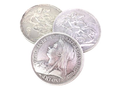 Lot 168 - NINE GB CROWNS