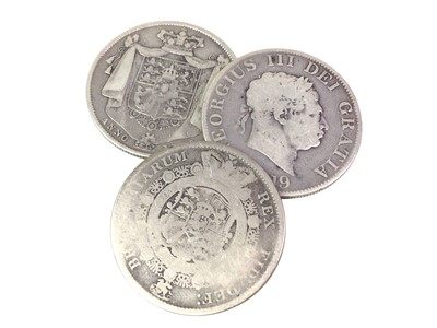 Lot 169 - SIX GB HALF CROWNS