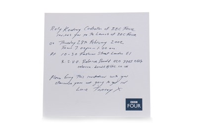 Lot 8 - * TRACEY EMIN,