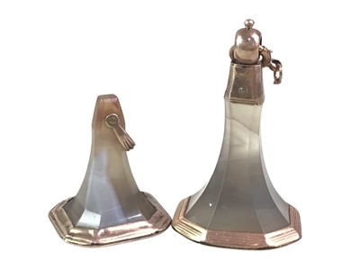 Lot 282 - TWO HARD STONE SEAL STYLE FOBS