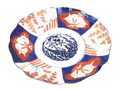 Lot 291 - JAPANESE PORCELAIN PLATE