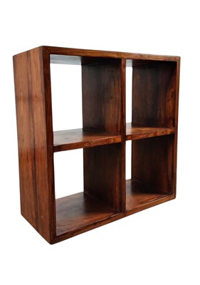 Lot 217 - HARDWOOD DISPLAY UNIT