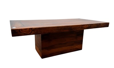 Lot 223 - HARDWOOD COFFEE TABLE