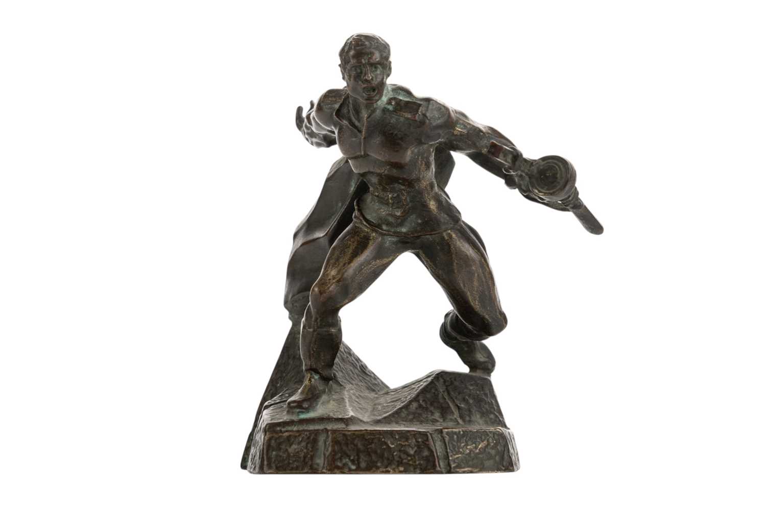 Lot 66 - RUSSIAN BRONZE FIGURE