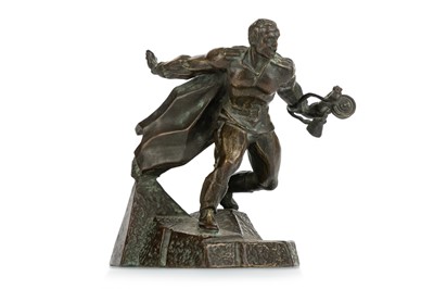 Lot 66 - RUSSIAN BRONZE FIGURE