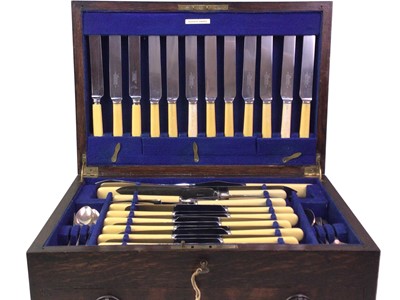 Lot 347 - SUITE OF PLATED CUTLERY