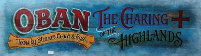 Lot 372 - OBAN TOURISM REPRODUCTION SIGN