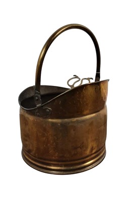 Lot 392 - BRASS COAL BUCKET