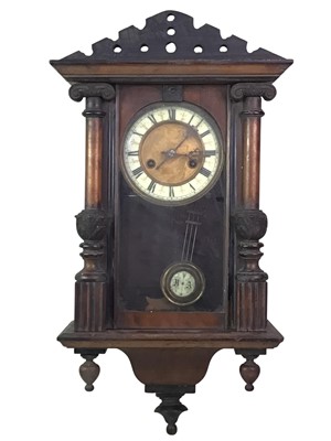Lot 391 - REPRODUCTION VIENNA WALL CLOCK