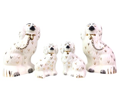 Lot 403 - TWO PAIRS OF WALLY DOGS