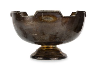 Lot 1101 - GEORGE V SILVER MONTEITH TYPE BOWL