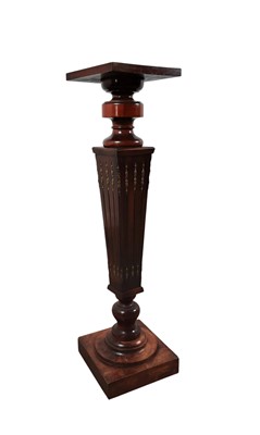 Lot 427 - LARGE WOODEN PEDESTAL