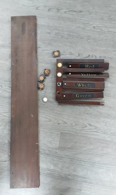 Lot 1252 - BURROUGHES & WATTS, SOHO SQUARE LONDON, SNOOKER SCOREBOARD