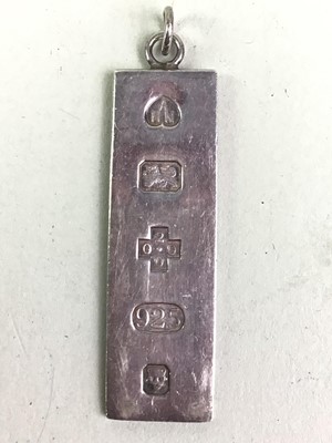 Lot 492 - SILVER MILLENNIUM 2000 INGOT