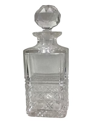 Lot 499 - GROUP OF GLASS DECANTERS