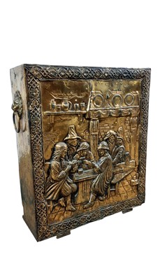 Lot 447 - BRASS STICK AND UMBRELLA STAND