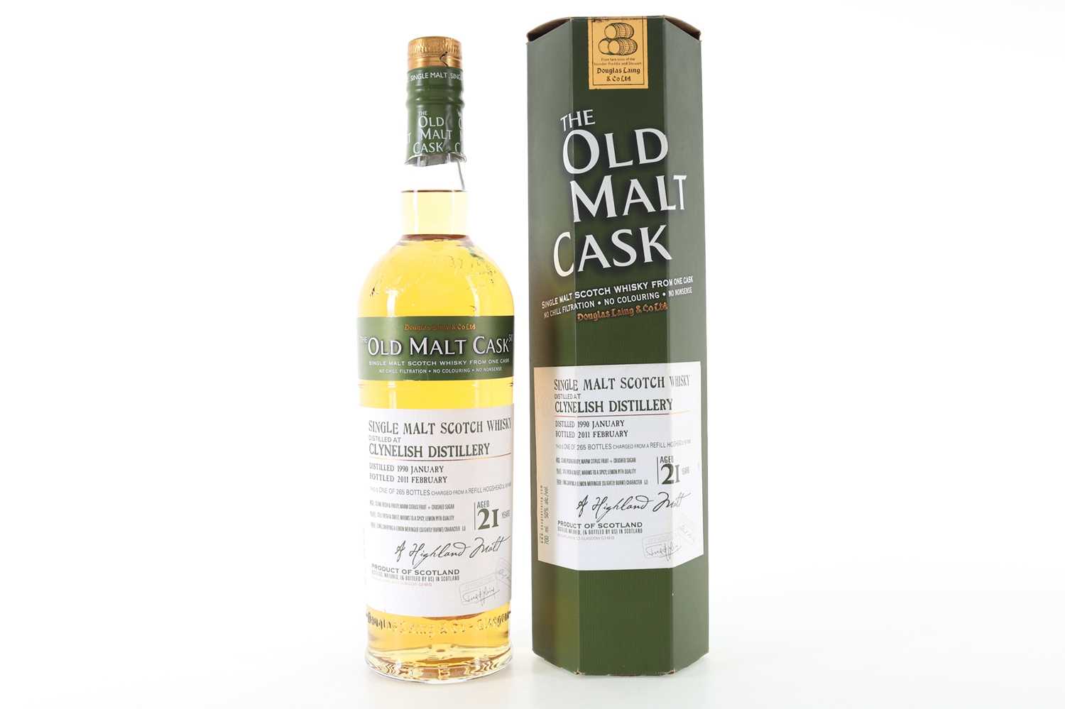 Lot 4 - CLYNELISH 1990 21 YEAR OLD DOUGLAS LAING OLD MALT CASK