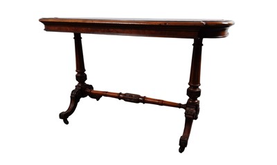 Lot 238 - VICTORIAN WALNUT WRITING TABLE