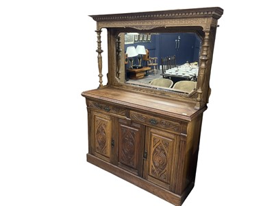 Lot 246 - LATE VICTORIAN SIDEBOARD