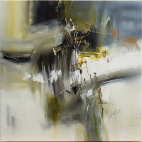 Lot 240 - AFTER MANDY WILKINSON, ABSTRACT oil on canvas,...