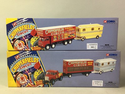 Lot 303 - CORGI, CHIPPERFIELDS CIRCUS MODELS