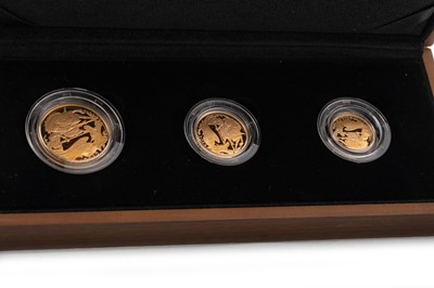 Lot 2 - GOLD PROOF SOVEREIGN PREMIUM THREE COIN COLLECTION