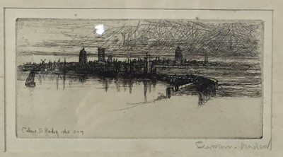 Lot 563 - SIR FRANCIS SEYMOUR HADEN (BRITISH 1818 - 1910)