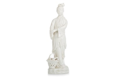 Lot 1597 - CHINESE BLANC DE CHINE FIGURE