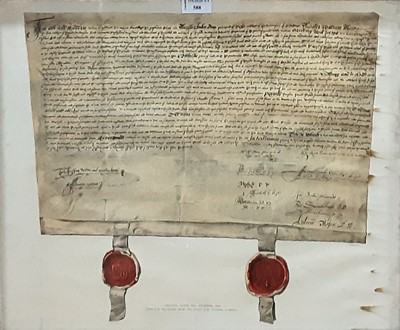 Lot 588 - UNIVERSITY OF ABERDEEN CHARTER