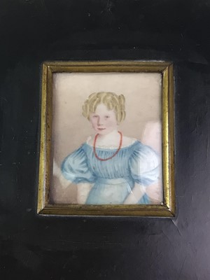 Lot 606 - PORTRAIT MINIATURE