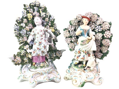 Lot 636 - THREE DERBY BOCAGE GROUPS