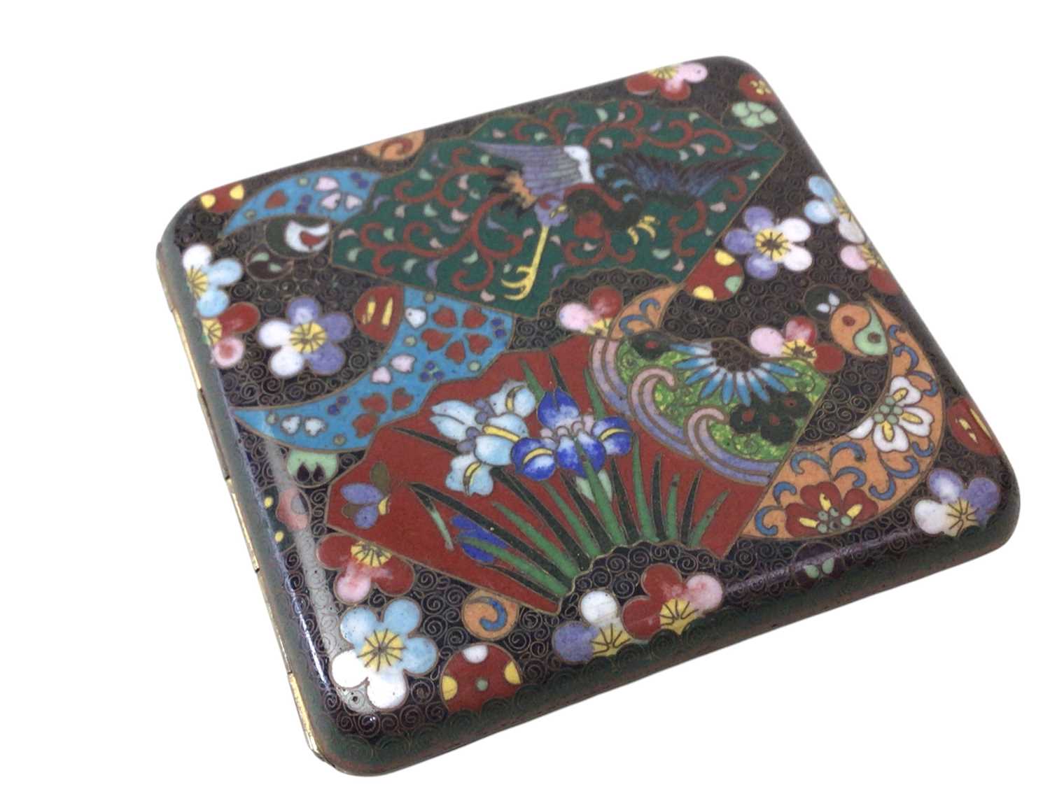 Lot 522 - JAPANESE CLOISONNÉ CIGARETTE CASE