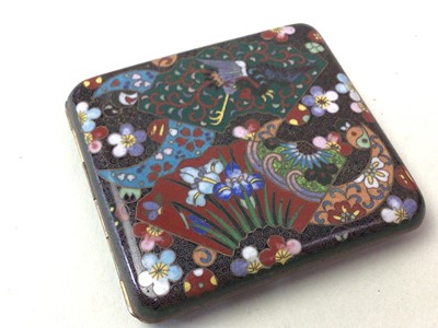 Lot 522 - JAPANESE CLOISONNÉ CIGARETTE CASE