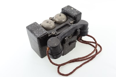 Lot 494 - FIELD TELEPHONE SET "F" MK II T.M.C.