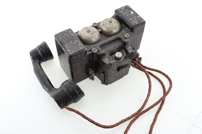 Lot 494 - FIELD TELEPHONE SET "F" MK II T.M.C.