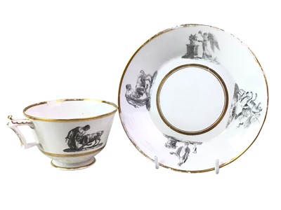 Lot 526 - NINE DERBY WORCESTER CUPS AND SAUCERS