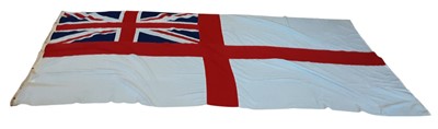 Lot 540 - LARGE WHITE ENSIGN FLAG